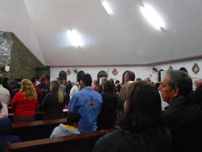 Aconteceu na noite desta sexta (05/08) o encerramento do TrÃ­duo em louvor ao Bom Jesus em Campo Mendes